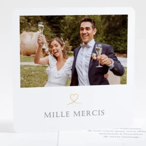 Remerciements mariage Aloha*Faire-part Elégant Sale