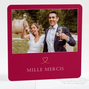 Remerciements mariage Aloha*Faire-part Elégant Sale