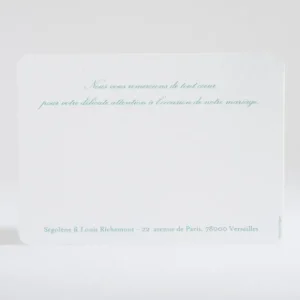 Remerciements mariage Belle promesse*Faire-part Elégant Outlet