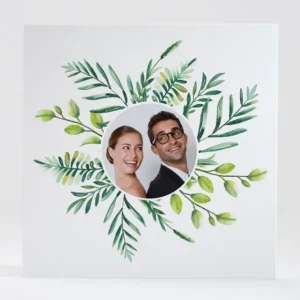 Remerciements mariage Bouquet romantique*Faire-part Elégant New