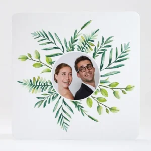 Remerciements mariage Bouquet romantique*Faire-part Elégant New