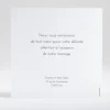 Remerciements mariage Branche doree*Faire-part Elégant Hot