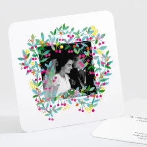 Remerciements mariage Cherry cherry vif*Faire-part Elégant Discount