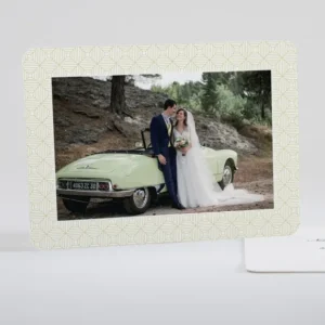 Remerciements mariage Classique scandinave*Faire-part Elégant Best