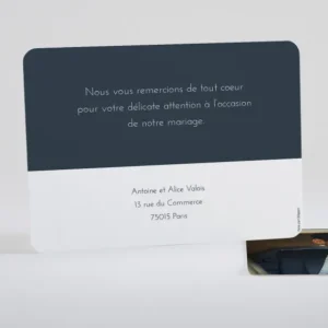 Remerciements mariage Colore*Faire-part Elégant Discount