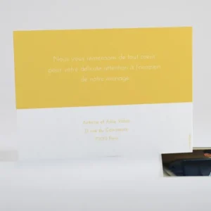 Remerciements mariage Colore*Faire-part Elégant Discount