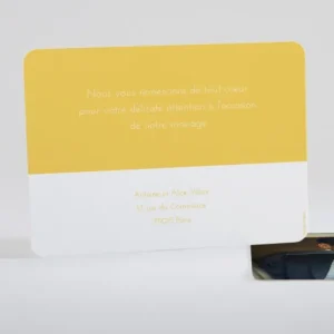 Remerciements mariage Colore*Faire-part Elégant Discount
