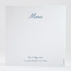 Remerciements mariage Couronne de feuilles*Faire-part Elégant New