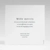 Remerciements mariage Couronne dorure*Faire-part Elégant Online