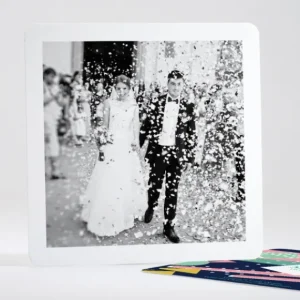 Remerciements mariage Eightees*Faire-part Elégant Online