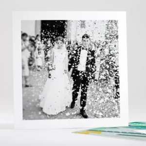 Remerciements mariage Eightees*Faire-part Elégant Online