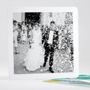Remerciements mariage Eightees*Faire-part Elégant Online