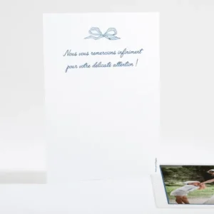 Remerciements mariage Elegant medaillon drape*Faire-part Elégant Online