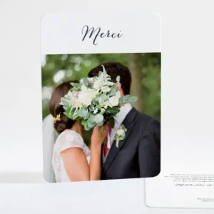 Remerciements mariage Elegance*Faire-part Elégant Outlet