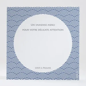 Remerciements mariage Elegance scandinave*Faire-part Elégant Discount