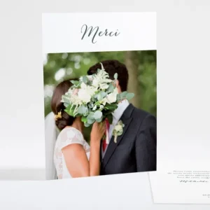 Remerciements mariage Elegance*Faire-part Elégant Outlet