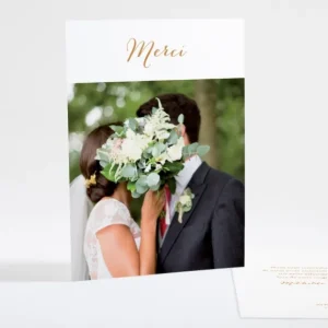 Remerciements mariage Elegance*Faire-part Elégant Outlet
