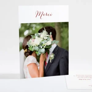 Remerciements mariage Elegance*Faire-part Elégant Outlet