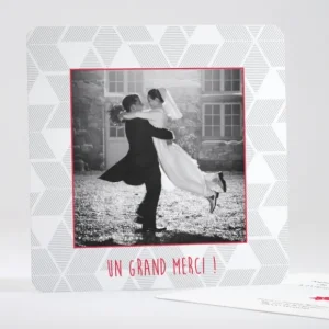 Remerciements mariage Etoiles scandinaves*Faire-part Elégant Hot