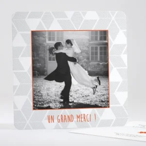 Remerciements mariage Etoiles scandinaves*Faire-part Elégant Hot