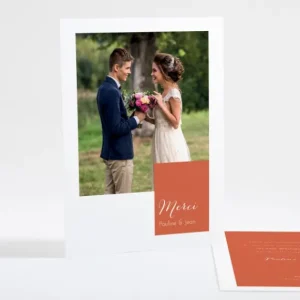 Remerciements mariage Evenement*Faire-part Elégant Best