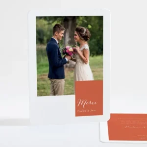Remerciements mariage Evenement*Faire-part Elégant Best