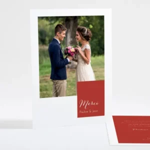 Remerciements mariage Evenement*Faire-part Elégant Best