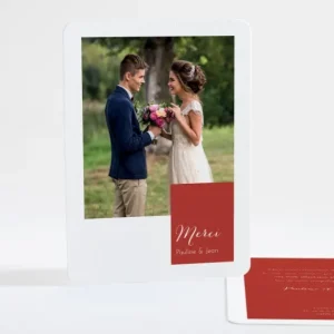 Remerciements mariage Evenement*Faire-part Elégant Best