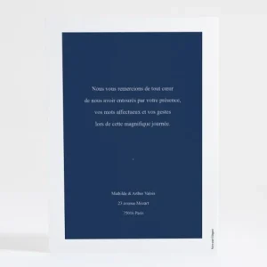 Remerciements mariage Galerie*Faire-part Elégant Sale