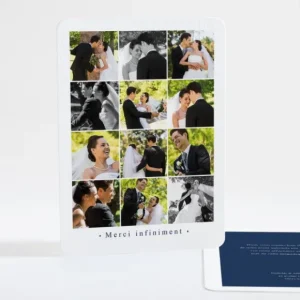 Remerciements mariage Galerie*Faire-part Elégant Sale