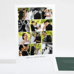 Remerciements mariage Galerie*Faire-part Elégant Sale