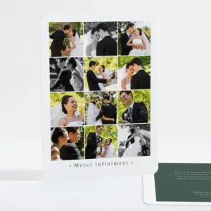 Remerciements mariage Galerie*Faire-part Elégant Sale