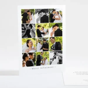 Remerciements mariage Galerie*Faire-part Elégant Sale
