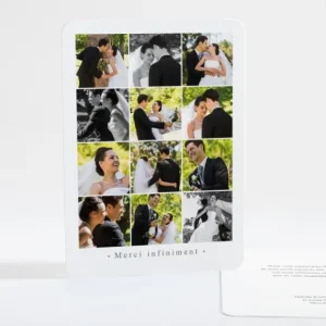Remerciements mariage Galerie*Faire-part Elégant Sale