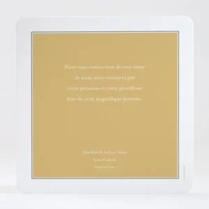 Remerciements mariage Graminees*Faire-part Elégant New