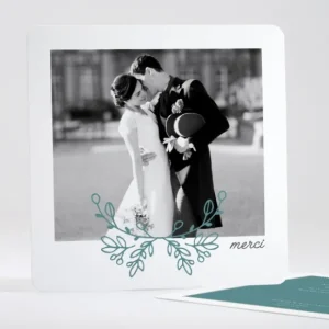 Remerciements mariage Graminees*Faire-part Elégant New