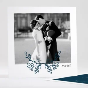 Remerciements mariage Graminees*Faire-part Elégant New