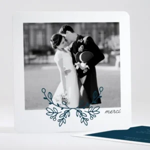 Remerciements mariage Graminees*Faire-part Elégant New