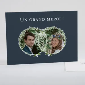 Remerciements mariage Gypsophile*Faire-part Elégant Sale