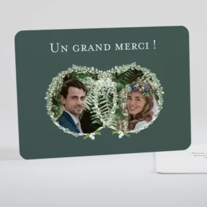 Remerciements mariage Gypsophile*Faire-part Elégant Sale
