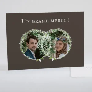 Remerciements mariage Gypsophile*Faire-part Elégant Sale