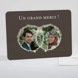 Remerciements mariage Gypsophile*Faire-part Elégant Sale