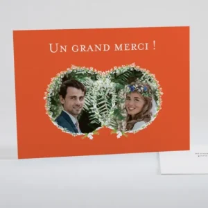 Remerciements mariage Gypsophile*Faire-part Elégant Sale
