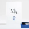 Remerciements mariage Initiale bouquet*Faire-part Elégant Outlet