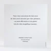Remerciements mariage Innocence*Faire-part Elégant Online