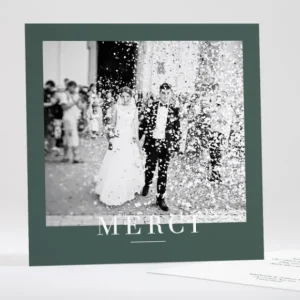 Remerciements mariage Innocence*Faire-part Elégant Online