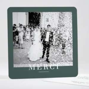 Remerciements mariage Innocence*Faire-part Elégant Online