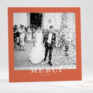 Remerciements mariage Innocence*Faire-part Elégant Online