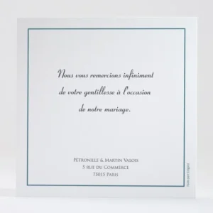 Remerciements mariage Jardin tropical*Faire-part Elégant Clearance