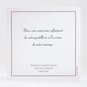 Remerciements mariage Jardin tropical*Faire-part Elégant Clearance